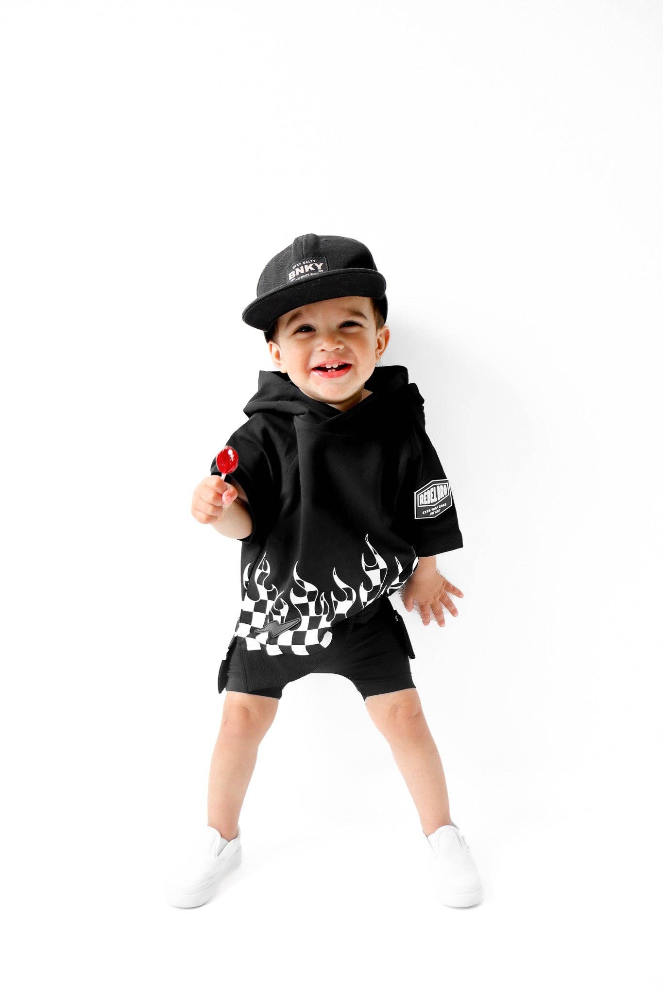 Short Sleeve Hoodie in Harley