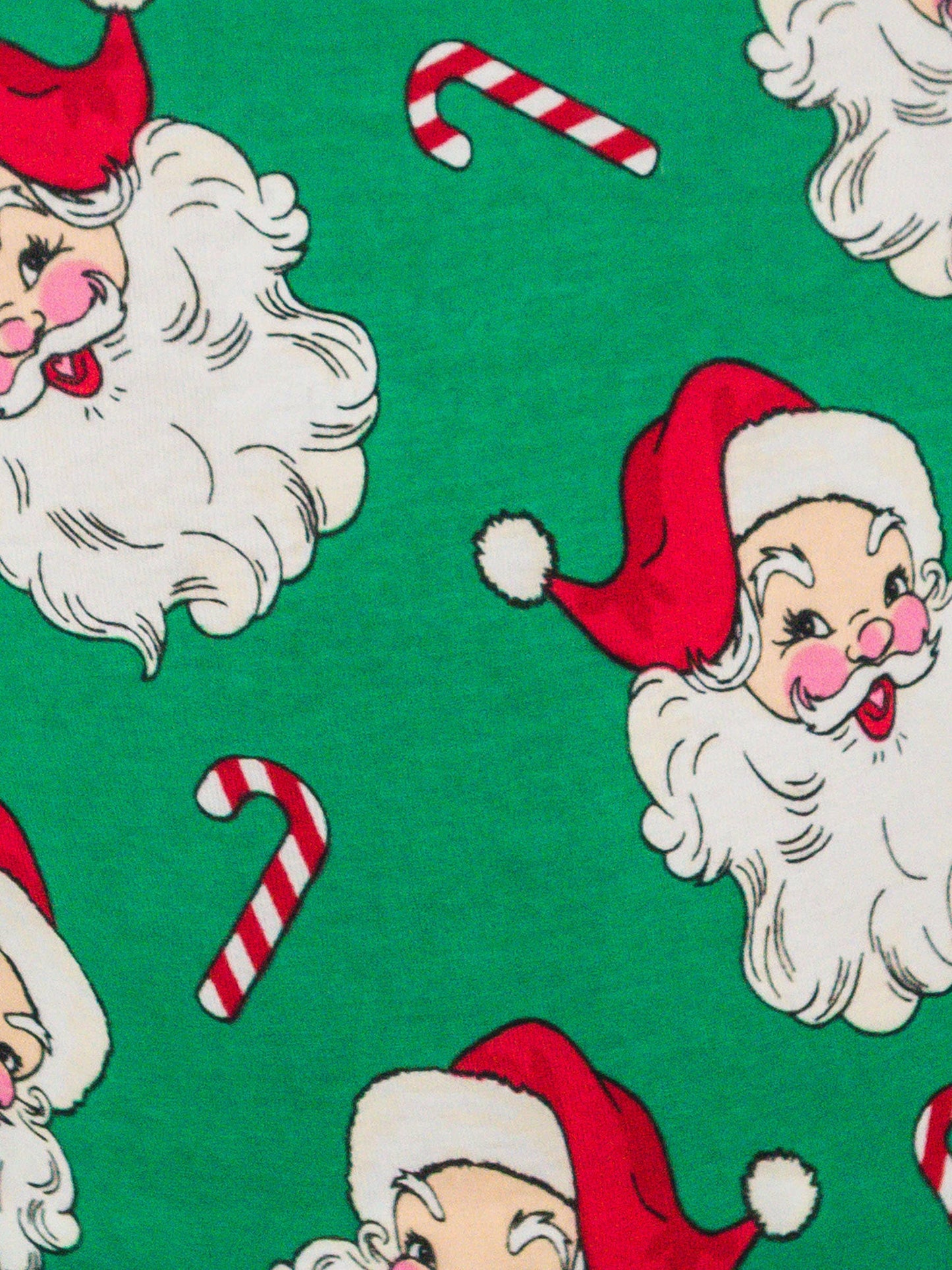 SoftSnooze™ Baby Cotton Modal Green Santa Joy Footed One Piece Pajama