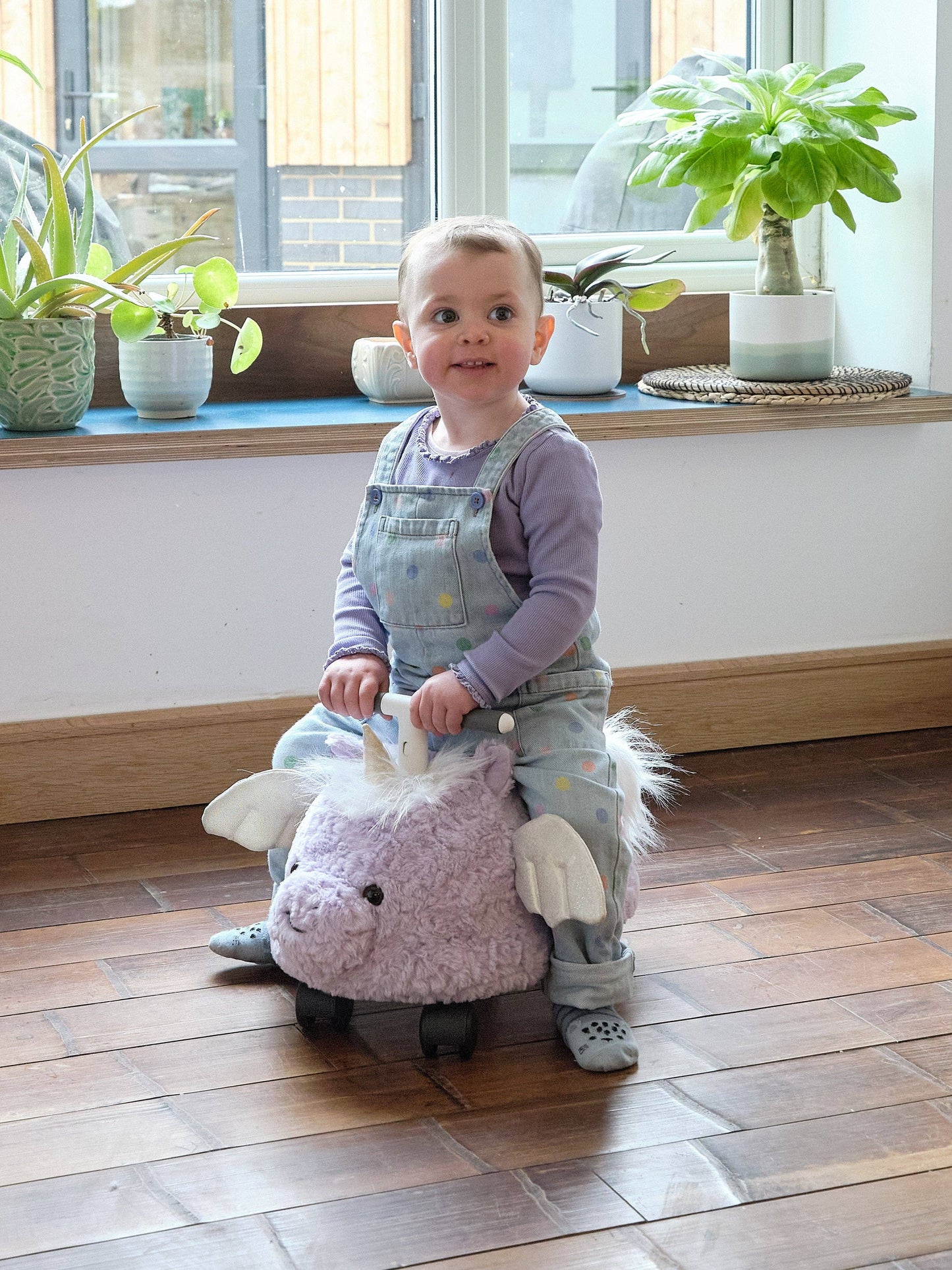 Prince Lionheart Hairies Ride-On Inflatable Toy - Fun and Safe Bouncy Ride for Kids - Unicorn: Magic