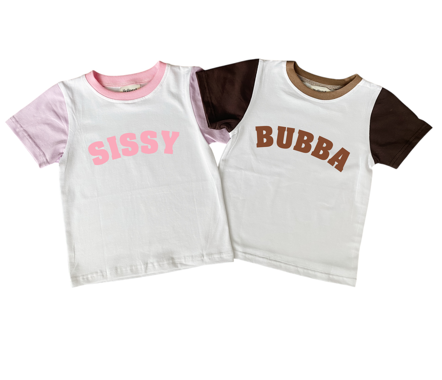 Bubba & Sissy | Boys and Girls Colorblock Tee