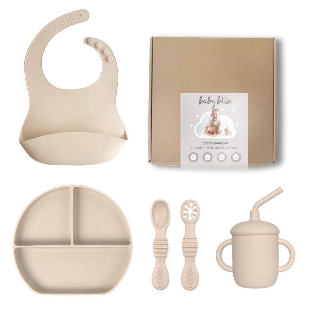 Infant Feeding Set, Baby Mealtime Gift Set with Box
