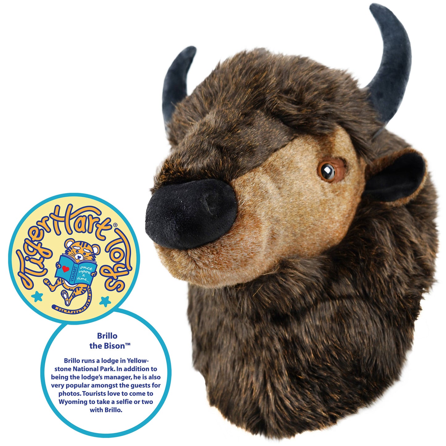 Brillo the Bison | 17 Inch Stuffed Animal Plush