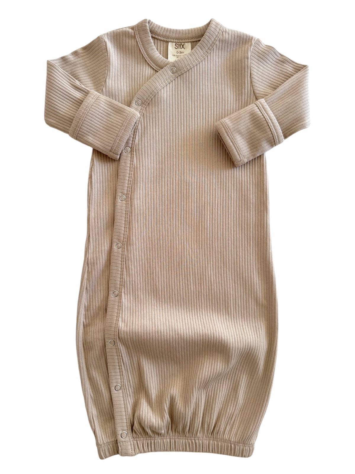 Desert Tan / Organic Ribbed Gown