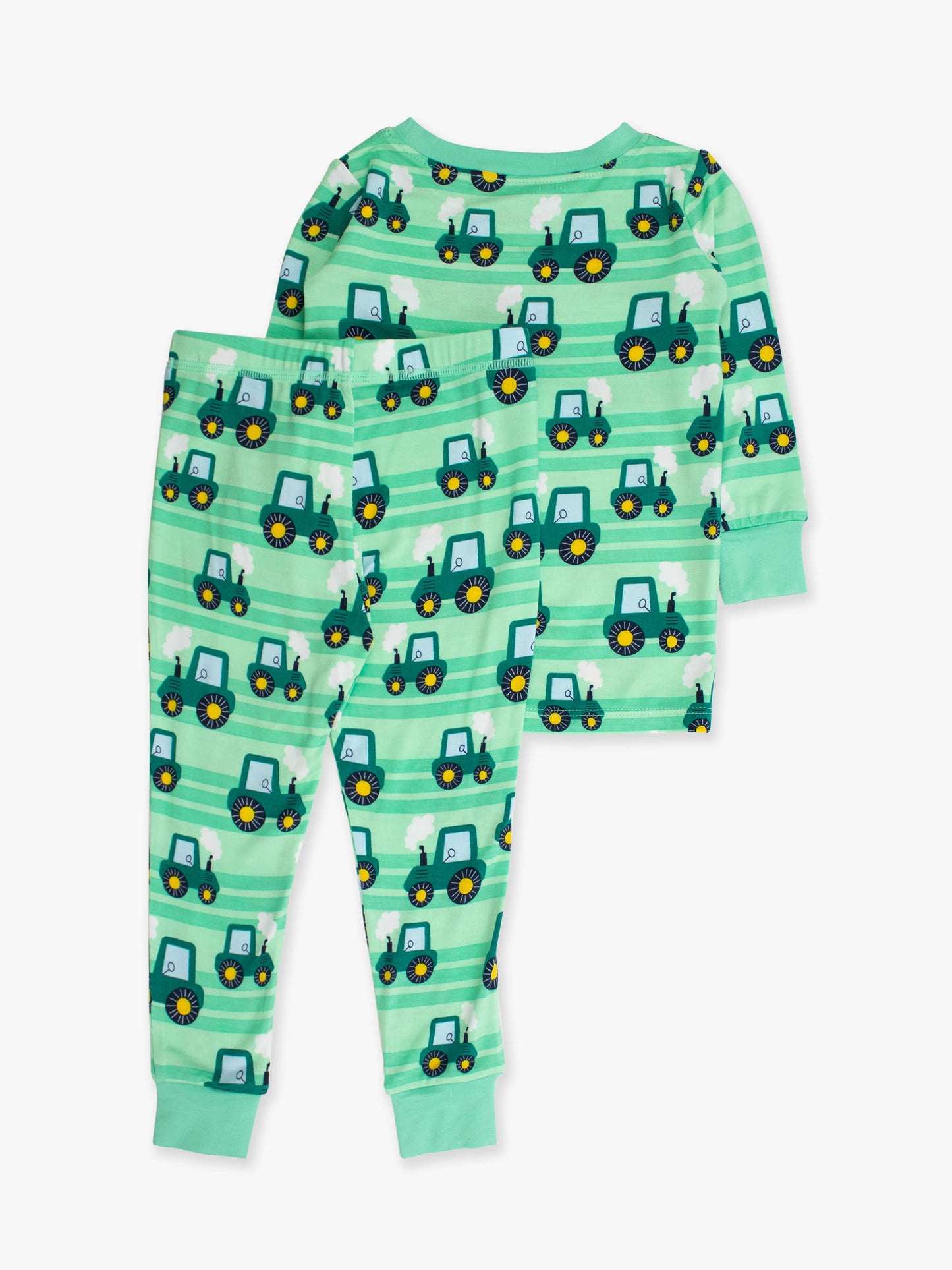 SoftSnooze™ Kids Bamboo Viscose Tractor Time Long Sleeve Pajama Set