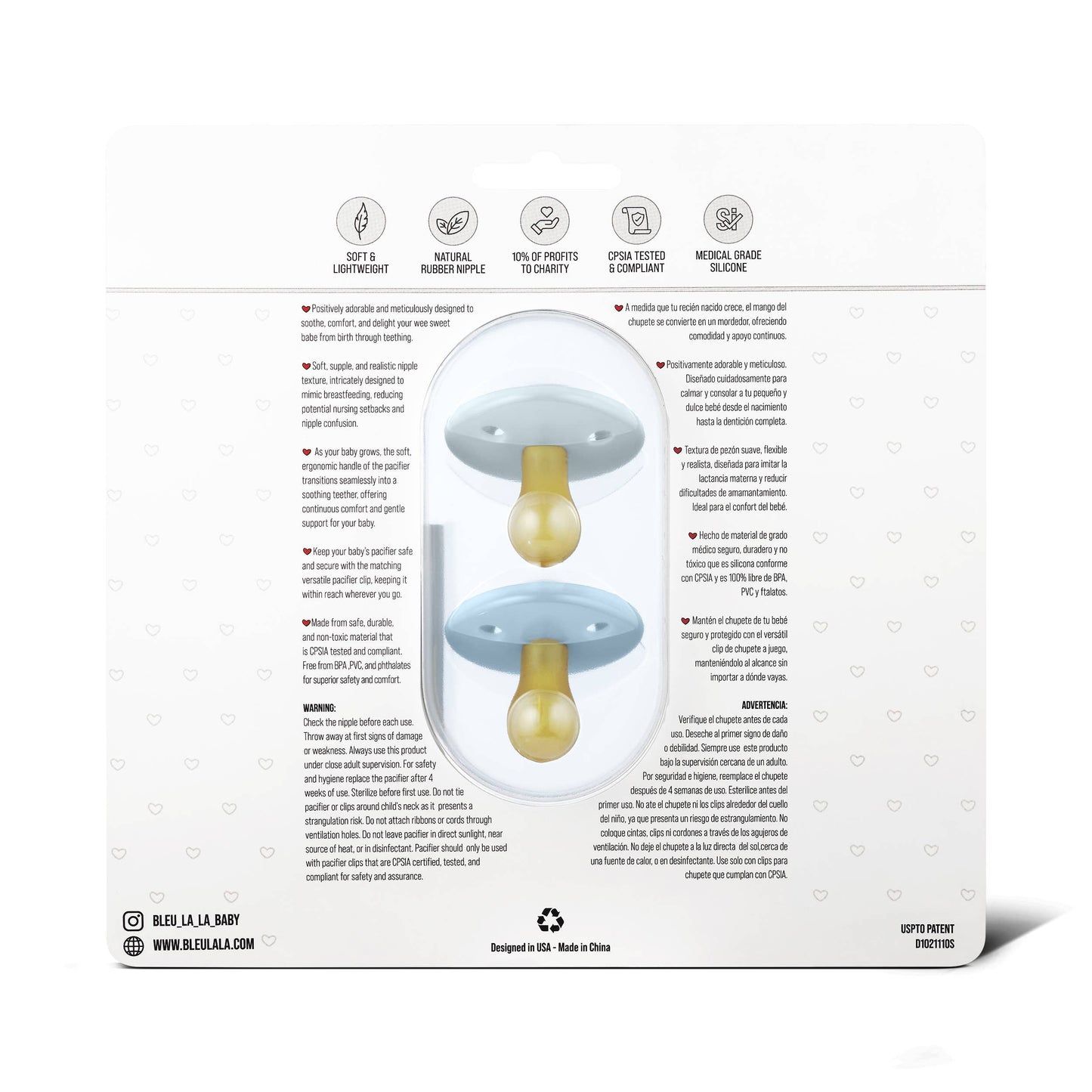 Luladream Pacifiers - Natural Rubber Nipple