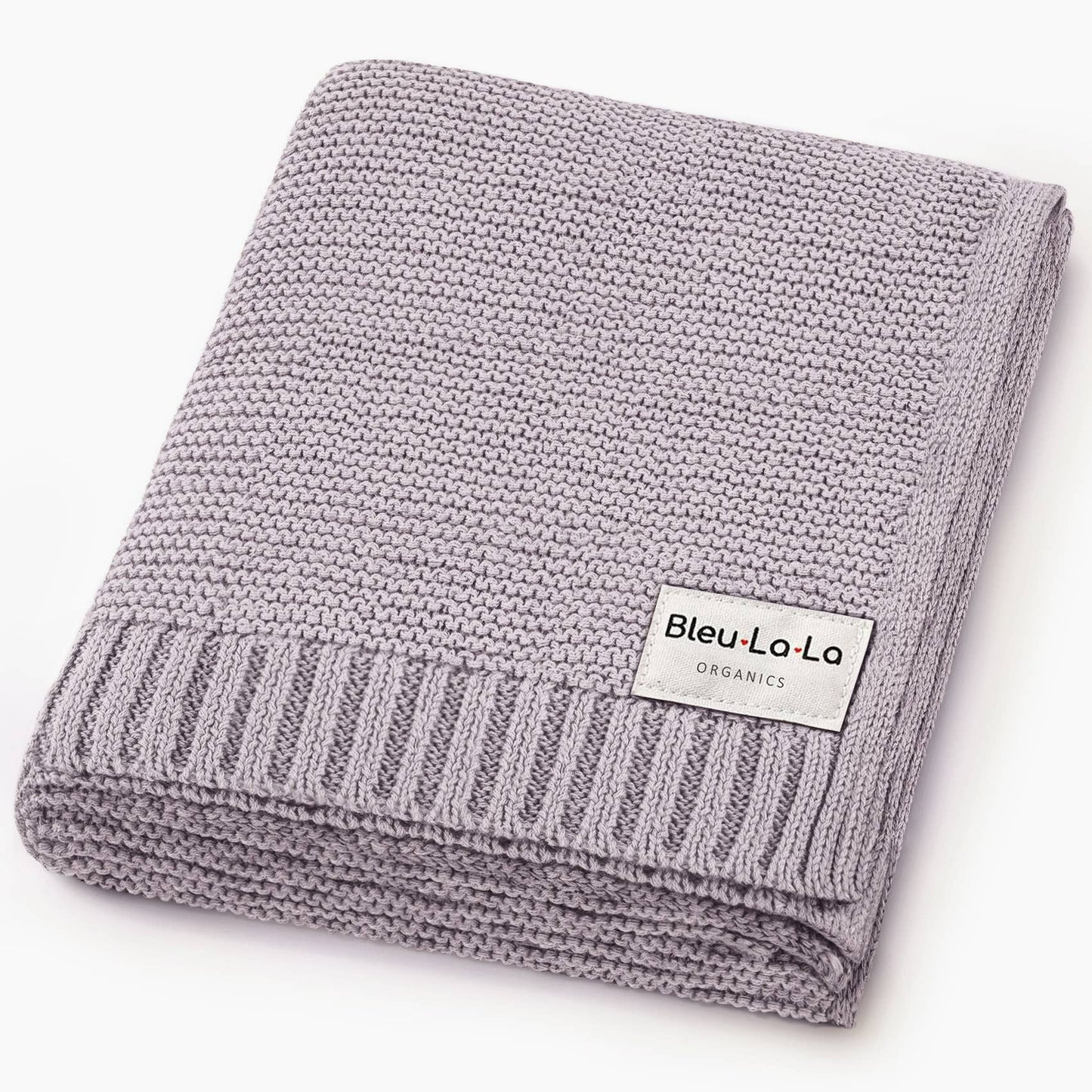 Heritage Knit 100% Organic Cotton Swaddle Baby Blanket