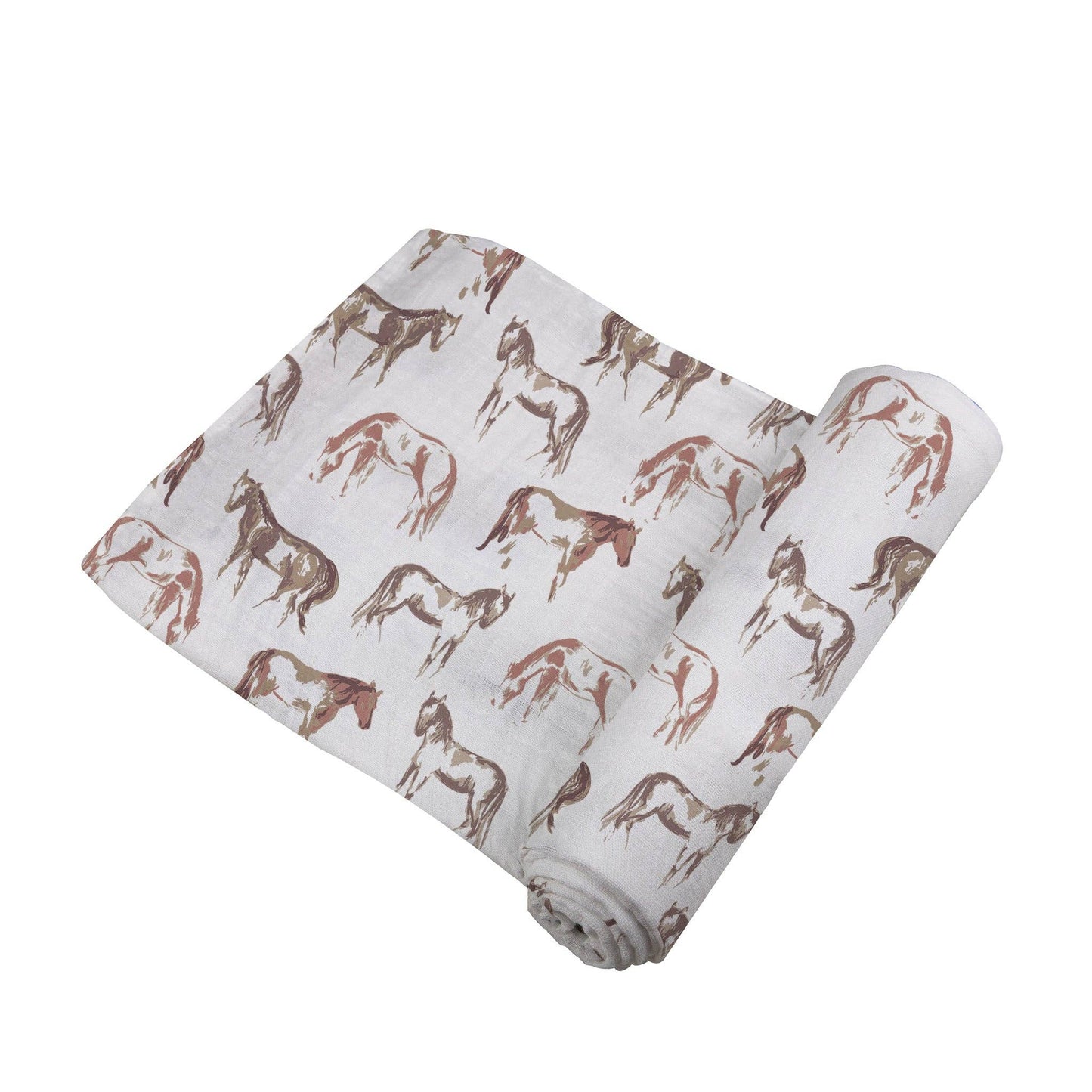 Wild Horses Bamboo Swaddle