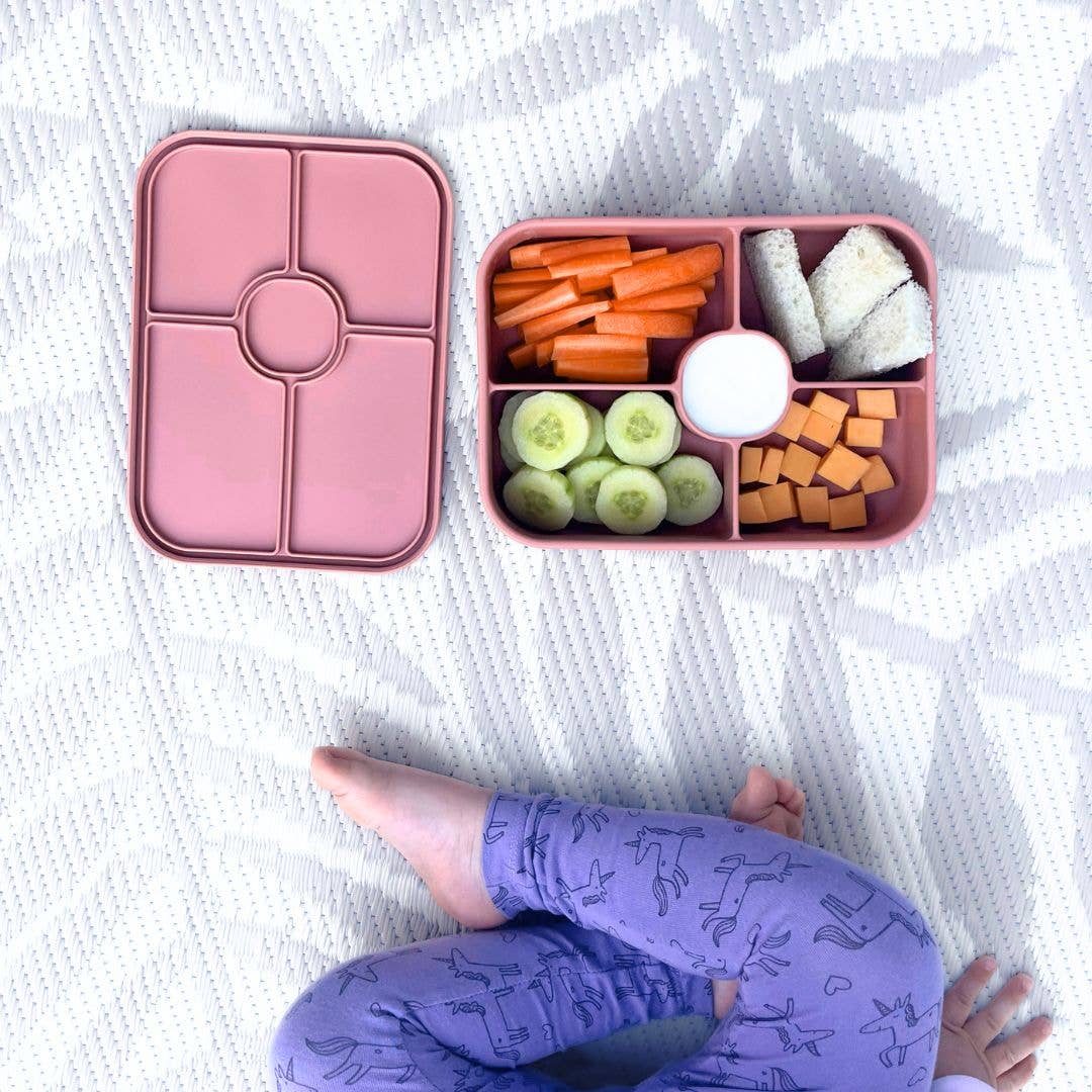 Kids Bento Box, Leak-Proof & 100% Silicone