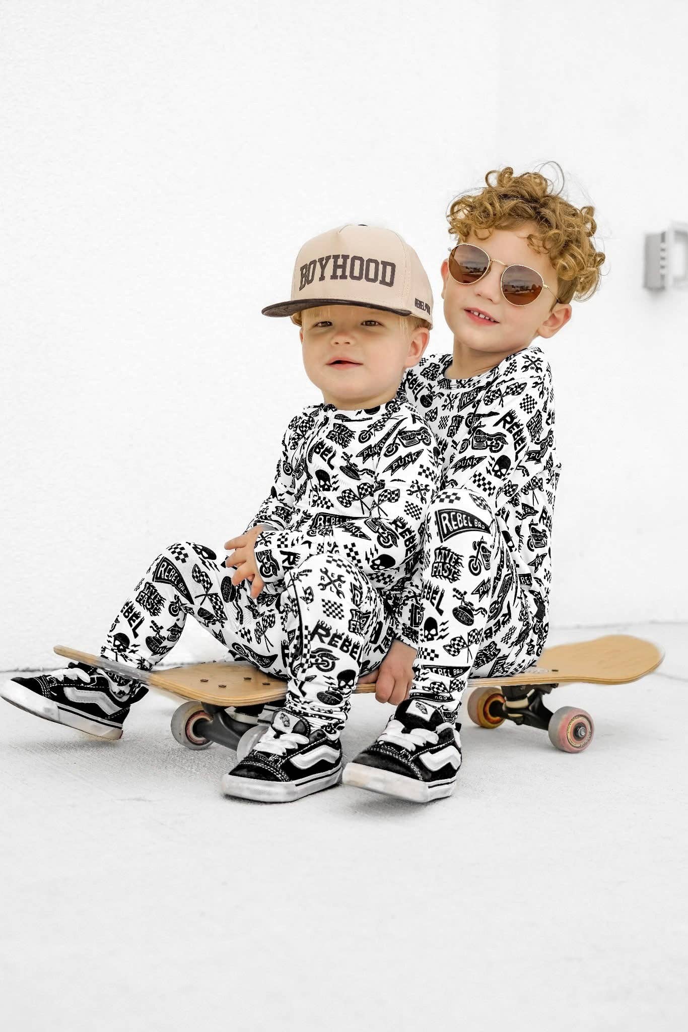 Bamboo Two Piece Set in Live Fast