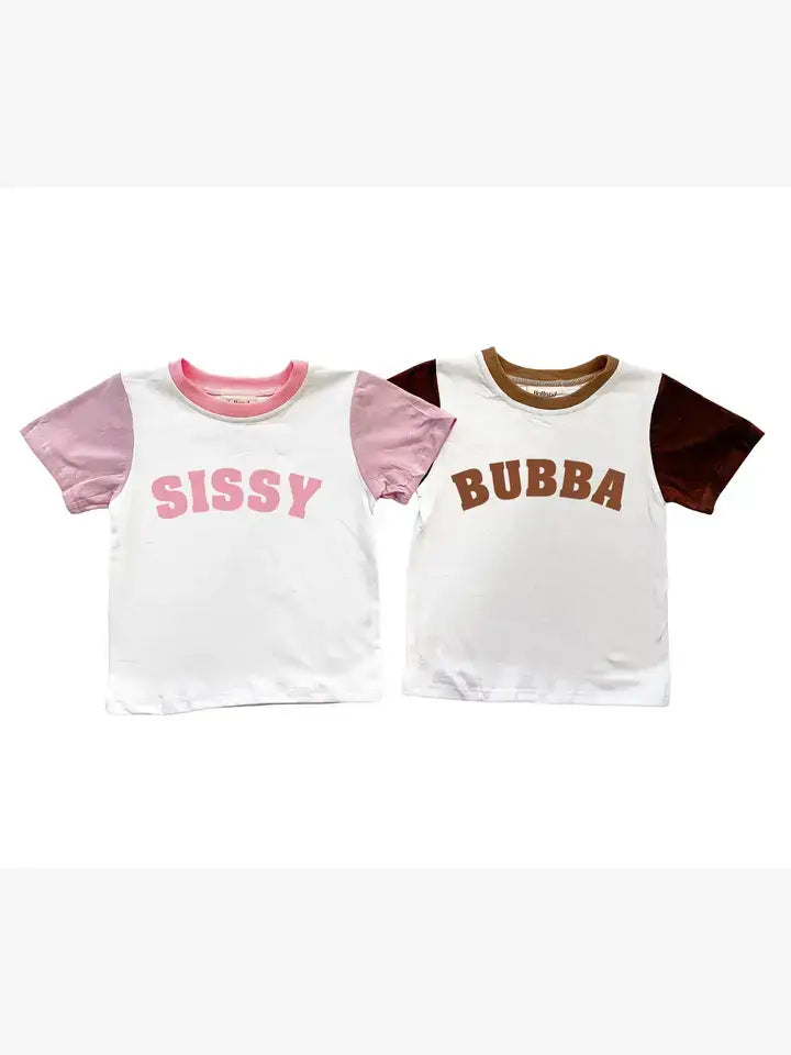 Bubba & Sissy | Boys and Girls Colorblock Tee