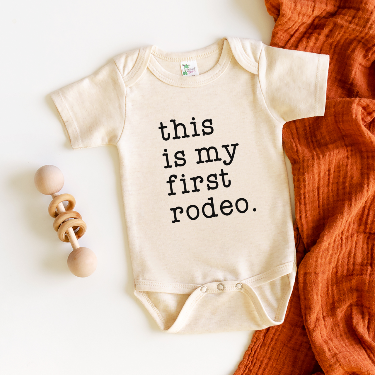 This is my First Rodeo, Funny Onesie for Baby