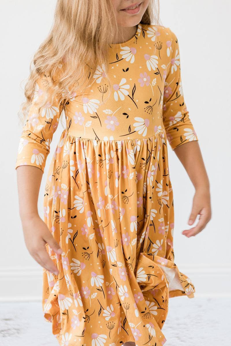 Dandelions in Fall Twirl Dress