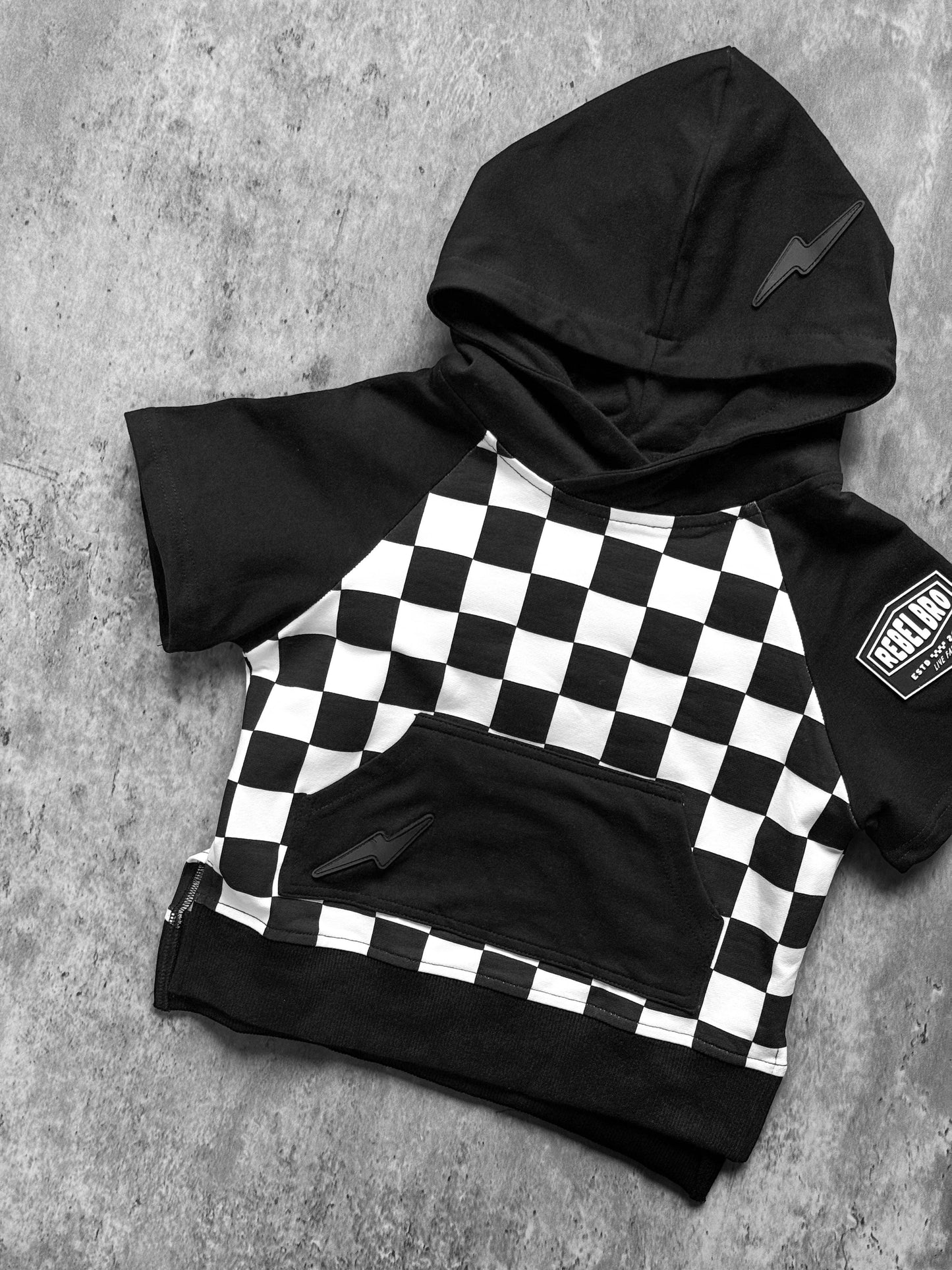 Short Sleeve Hoodie in Venice