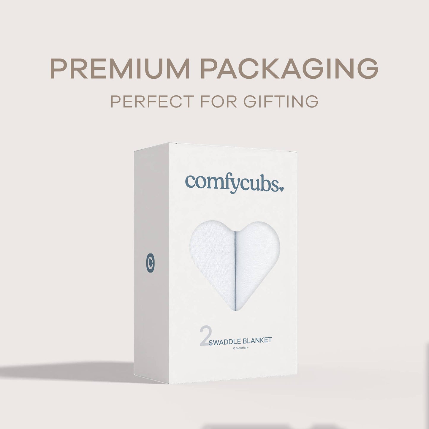 Baby Muslin Swaddle Blankets,  Pack of 1 & 2 by Comfy Cubs