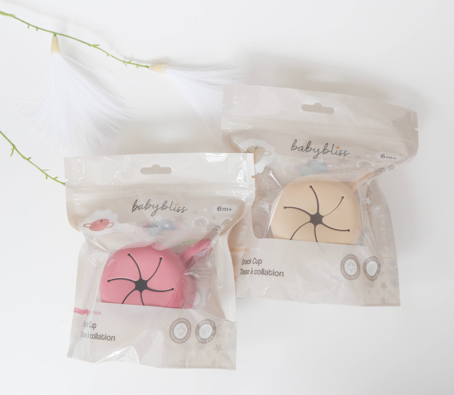 Silicone Snack Cup for Babies, Toddlers & Kids