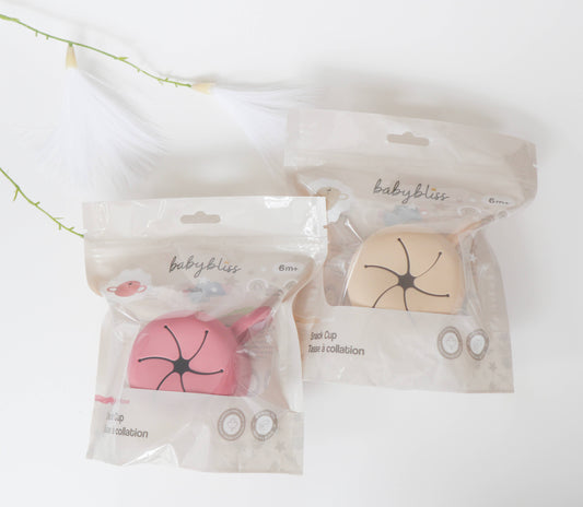 Silicone Snack Cup for Babies, Toddlers & Kids