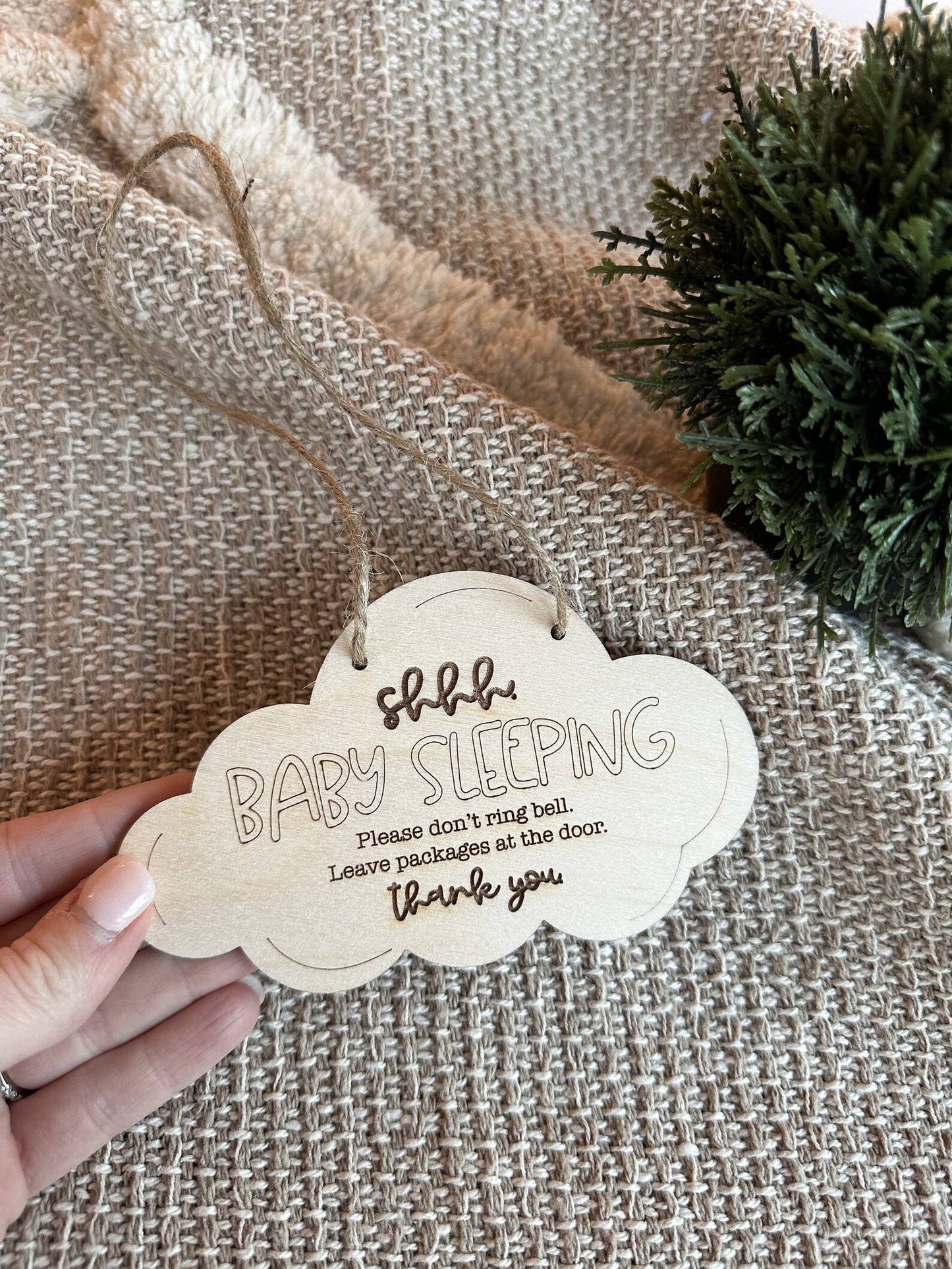 DO NOT KNOCK Sign Shhh Baby is Sleeping