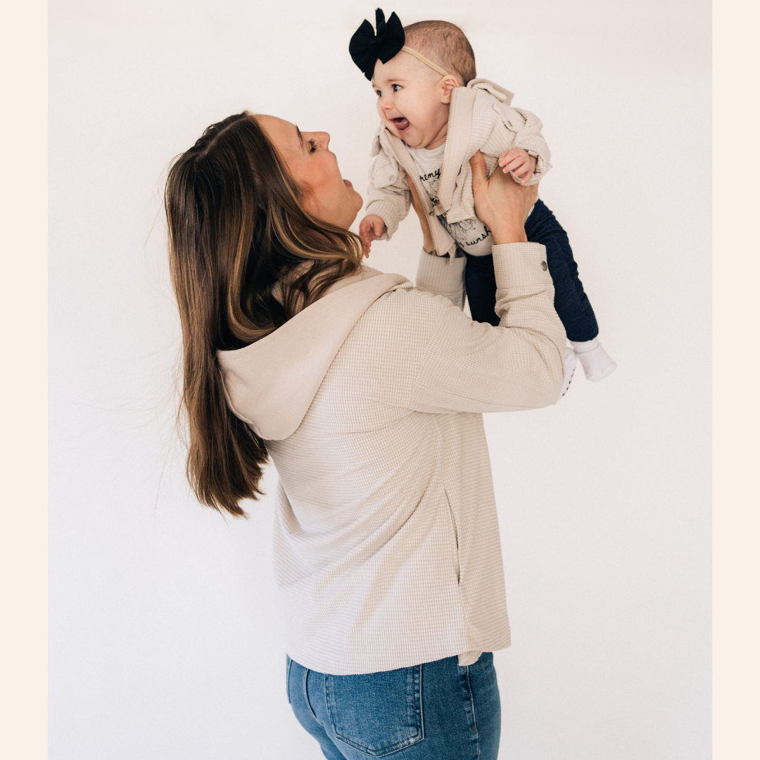 Textured Khaki Jacket - Infant