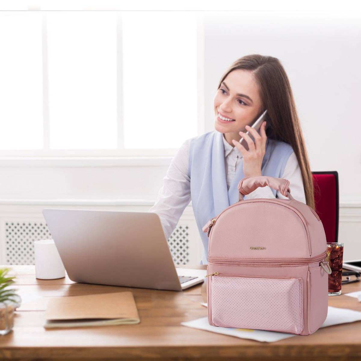 Breastmilk Cooler Bag with Detachable Insulation Box Set