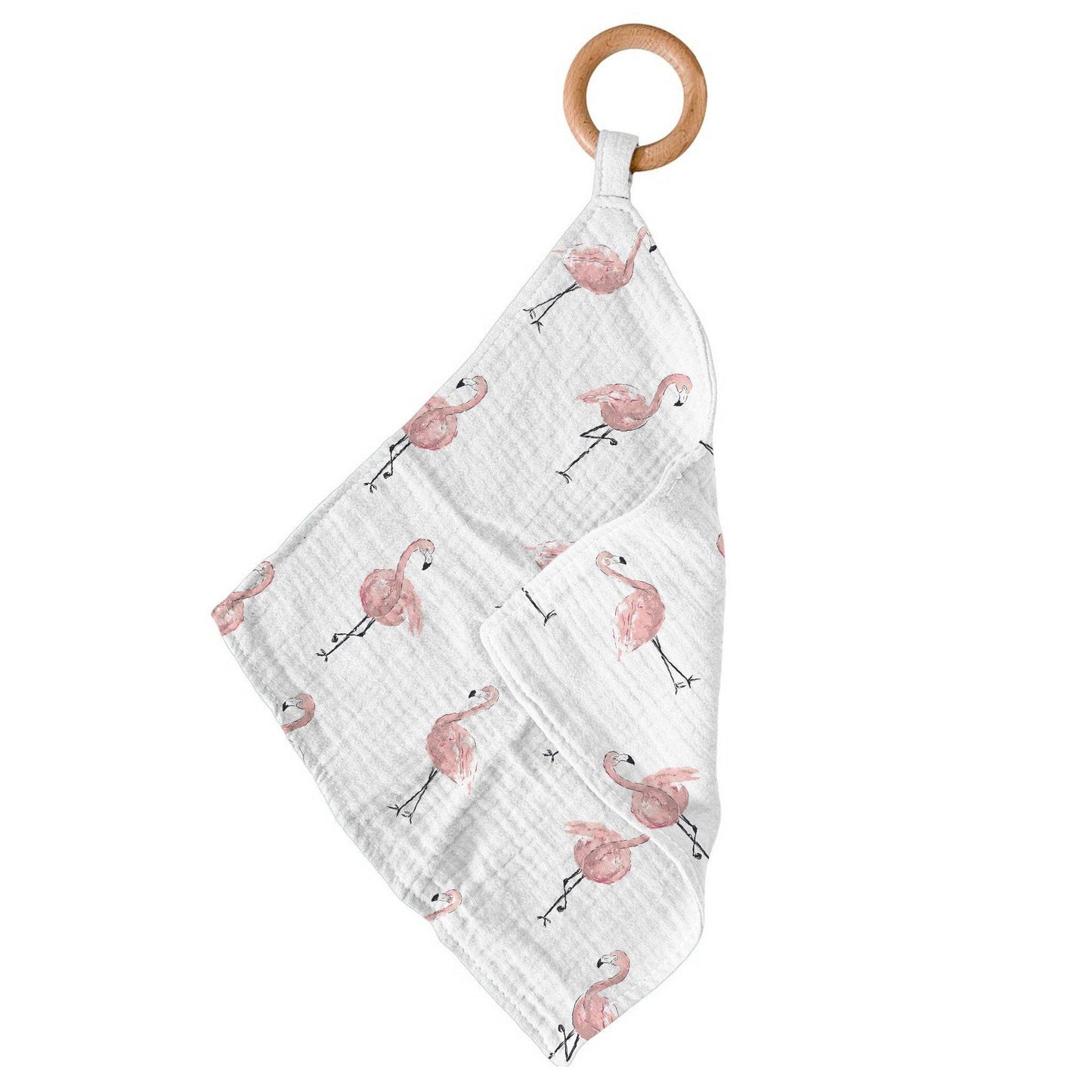 Dancing Flamingo Bamboo Newcastle Teether