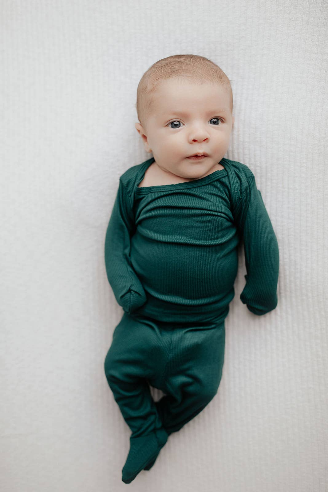 Ribbed Forest Green Jammies Kids Pjs & Lougewear