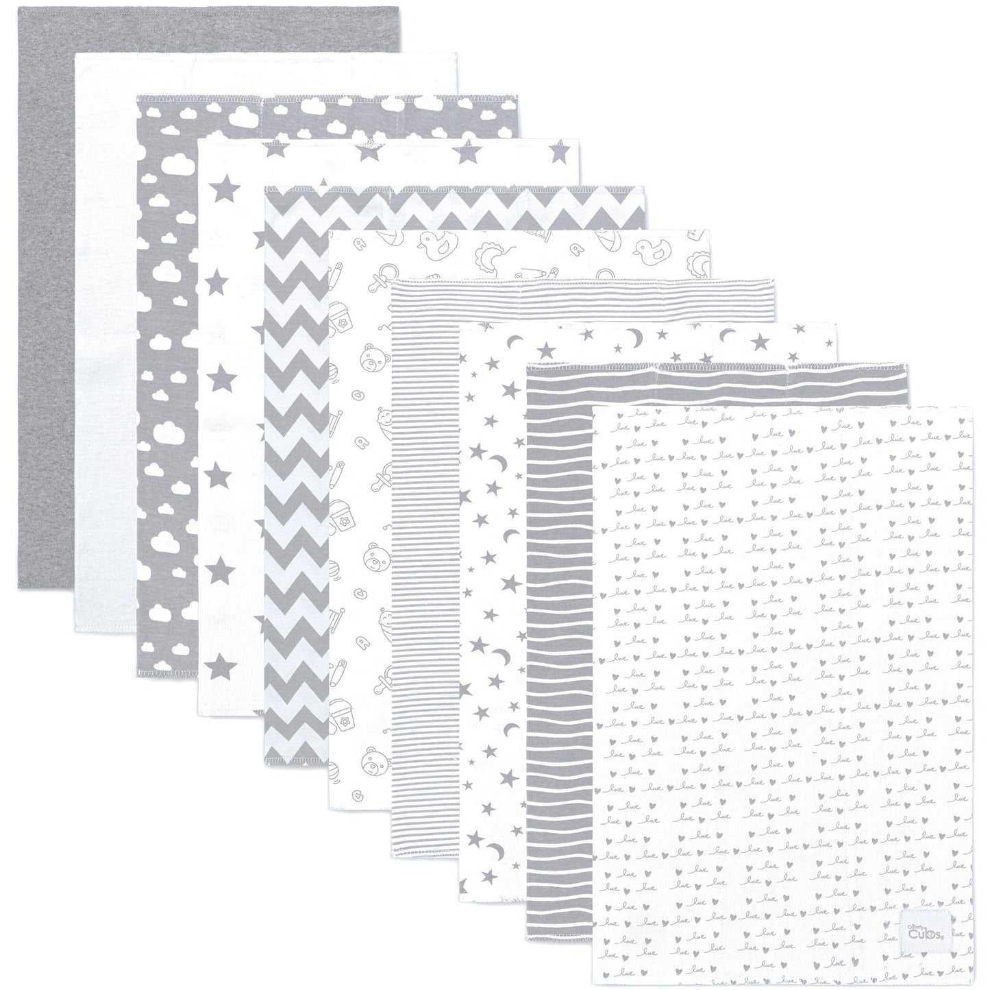 Cotton Burp Cloths by Comfy Cubs