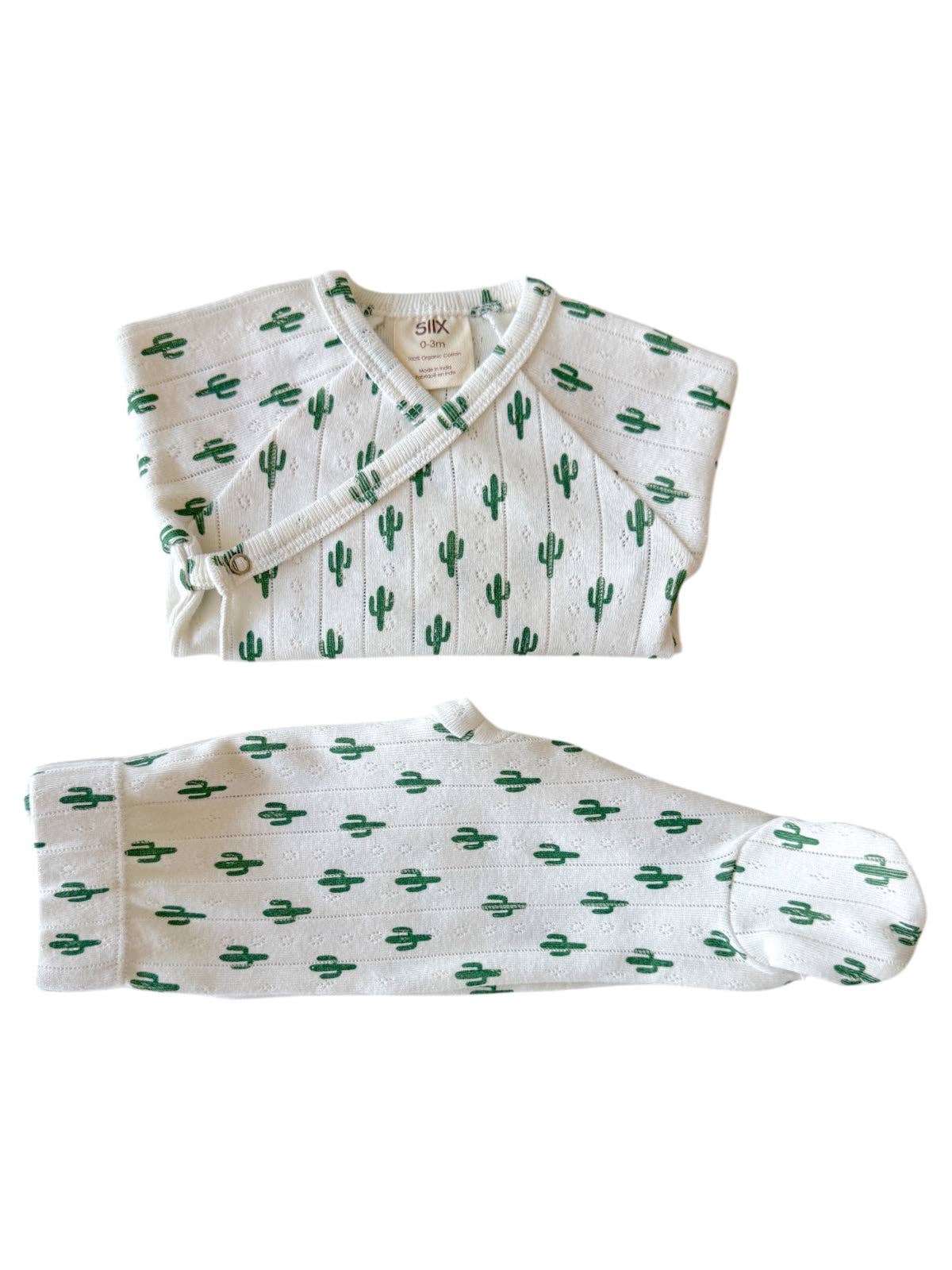 Cactus / Organic Pointelle Newborn Set