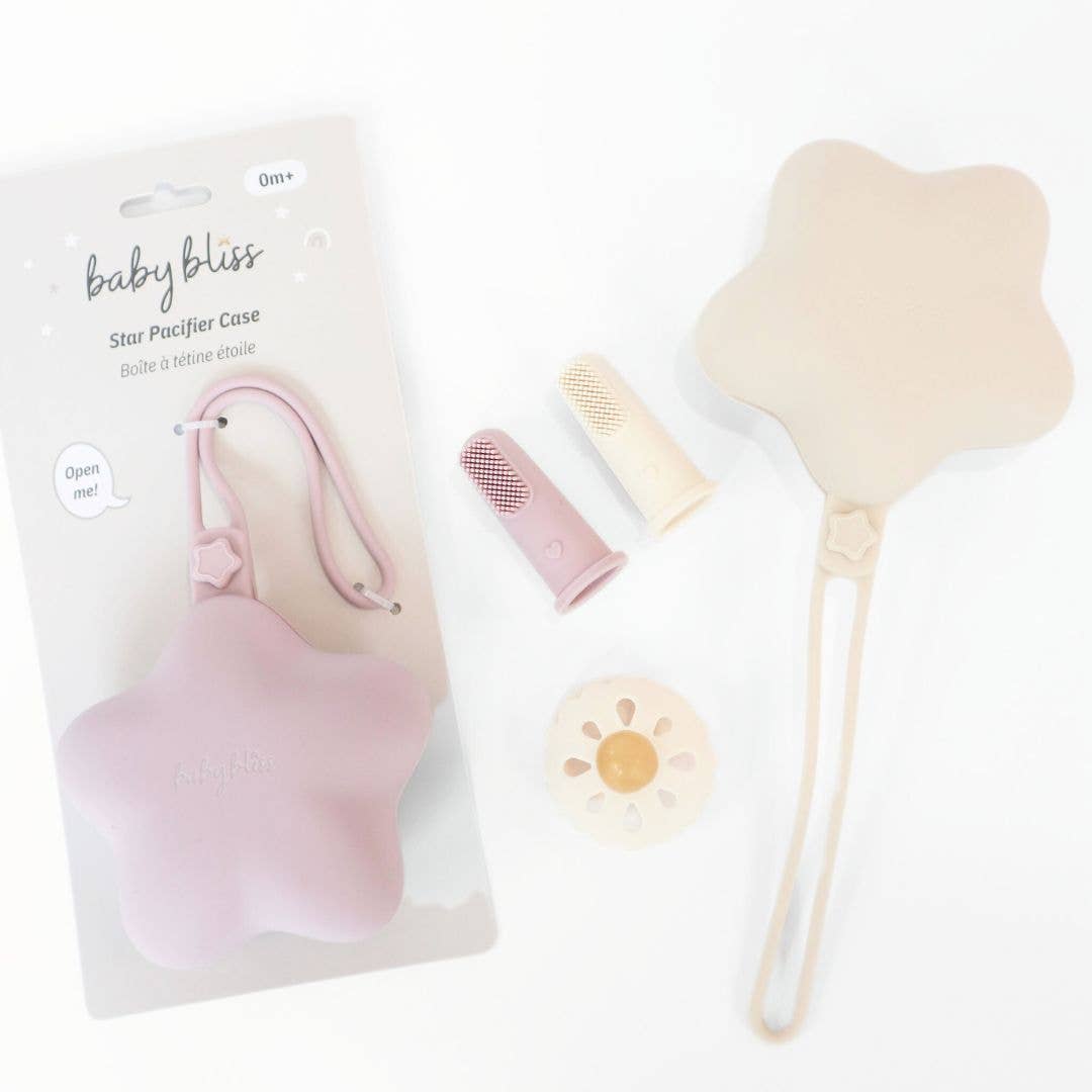 Star Pacifier Holder Case - Sage