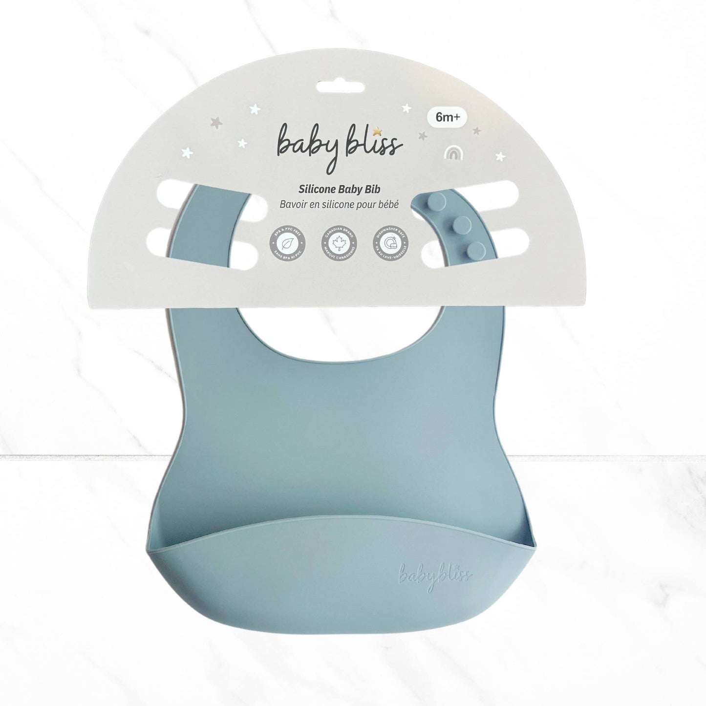 Silicone Bib - Dusty Teal