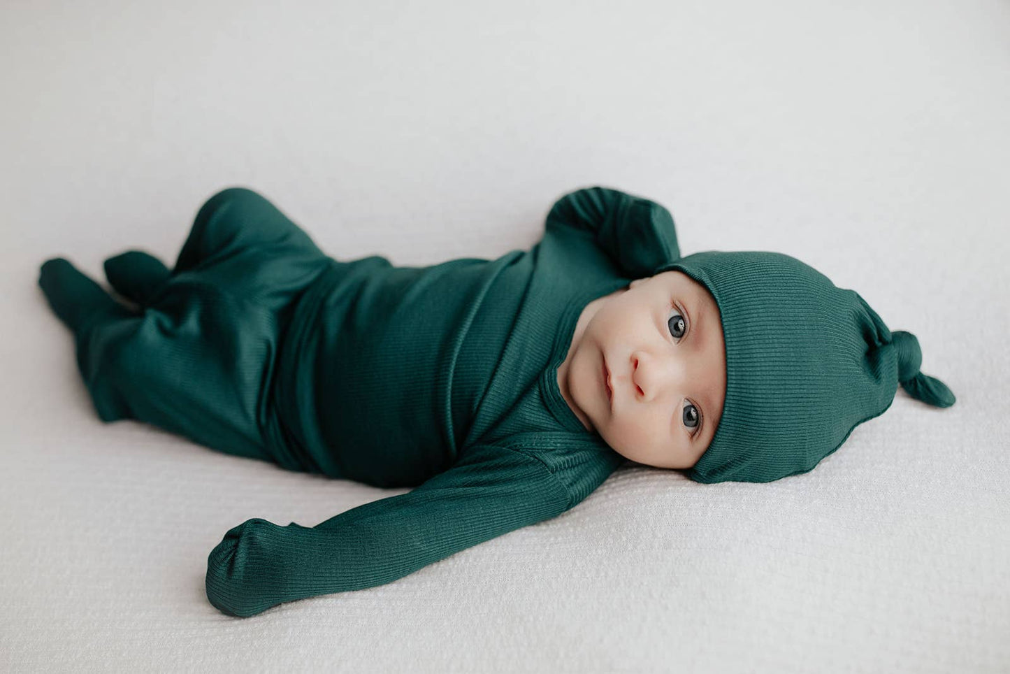 Ribbed Forest Green Jammies Kids Pjs & Lougewear