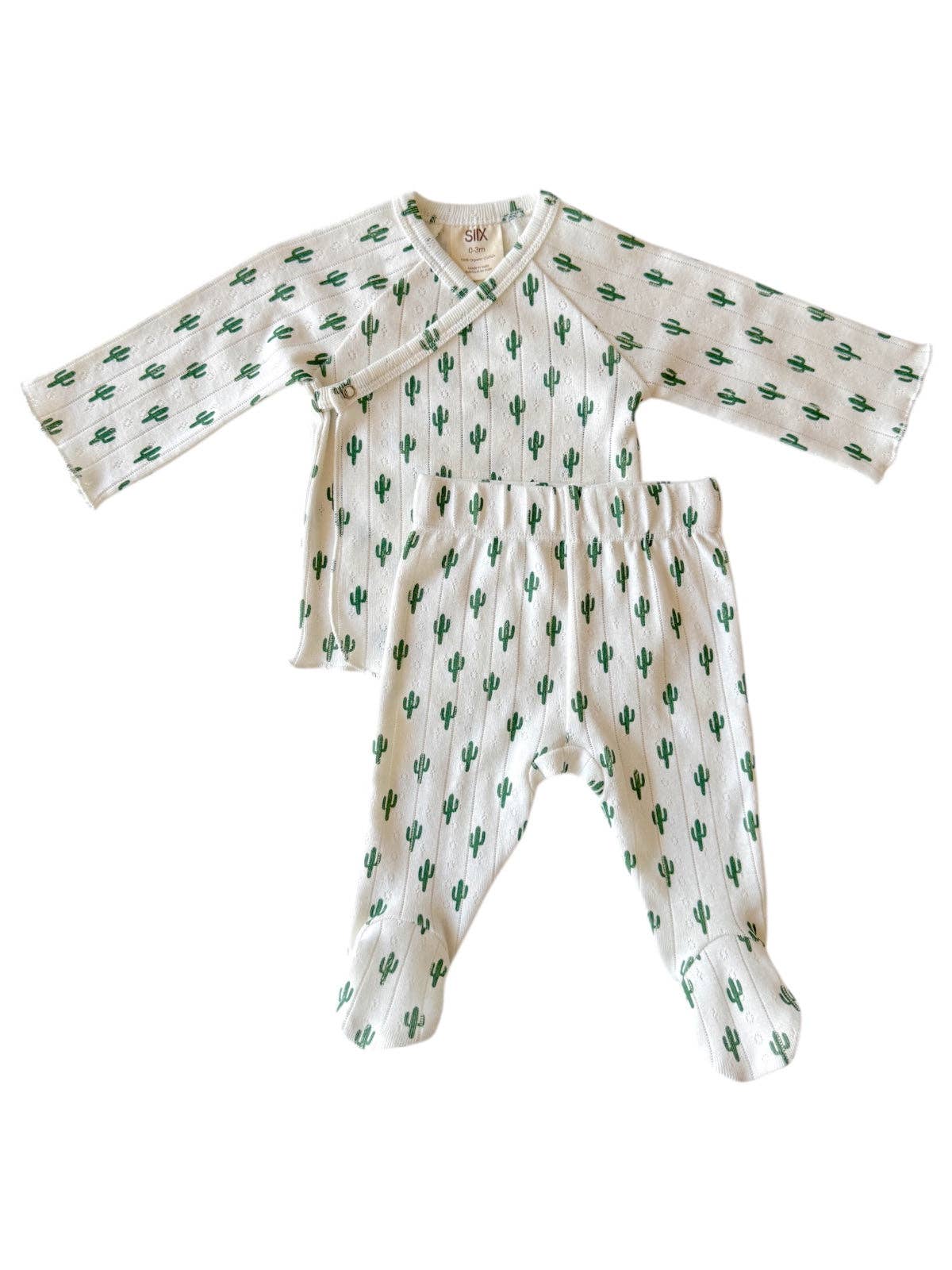 Cactus / Organic Pointelle Newborn Set