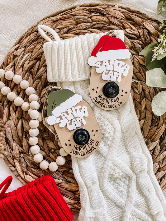 Santa Cam Christmas Ornament 