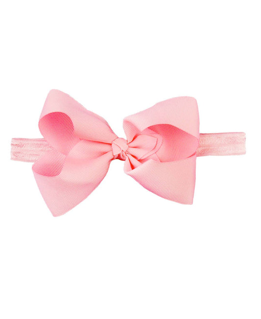 Girls Pink Bow Headband