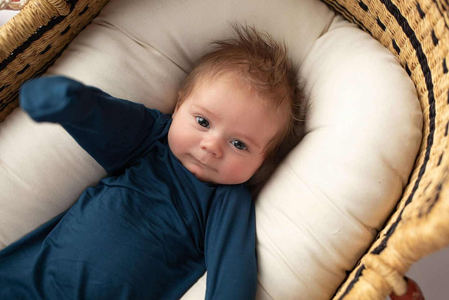 Navy Blue Knotted Gown