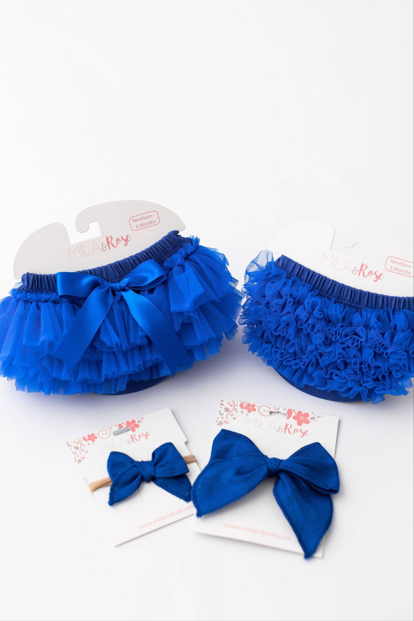 Classic Hair Bow - Royal Blue