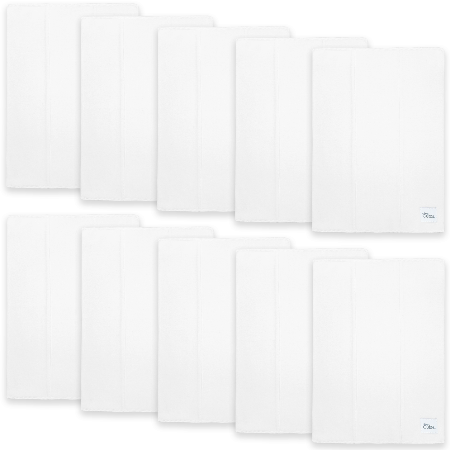 Cotton Burp Cloths by Comfy Cubs