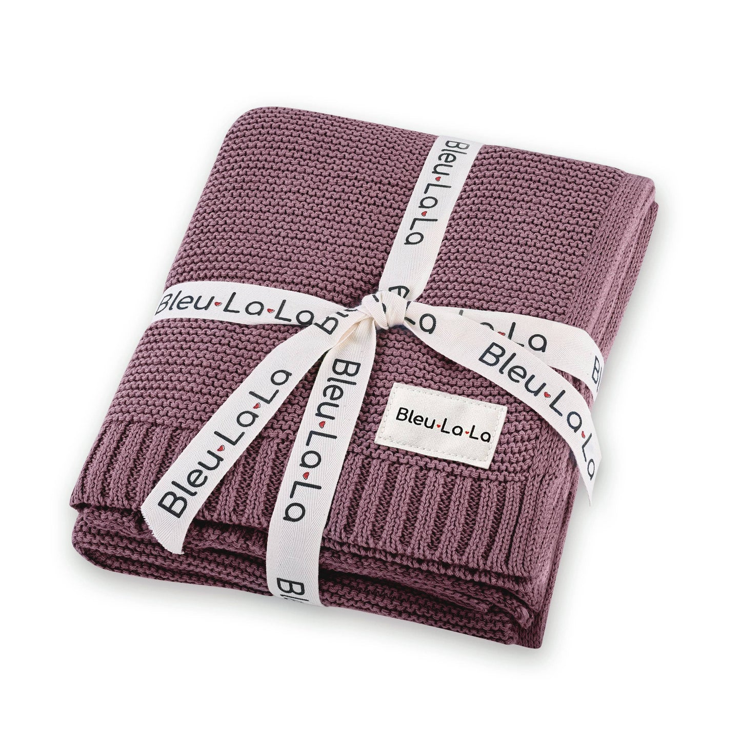 Heritage Knit 100% Organic Cotton Swaddle Baby Blanket