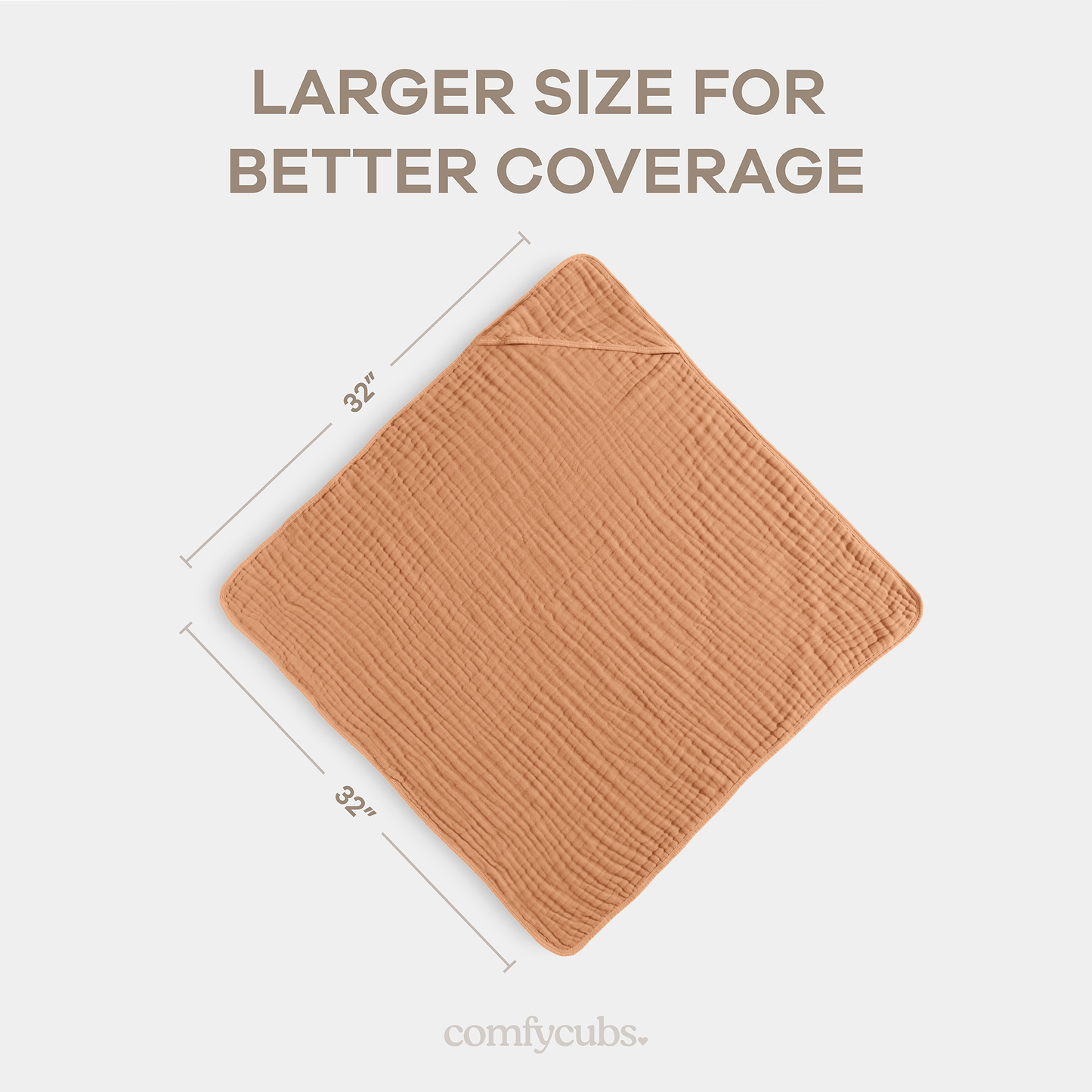 Hooded Baby Towels 6 Layer Muslin Cotton Towel for Kids