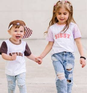 Bubba & Sissy | Boys and Girls Colorblock Tee
