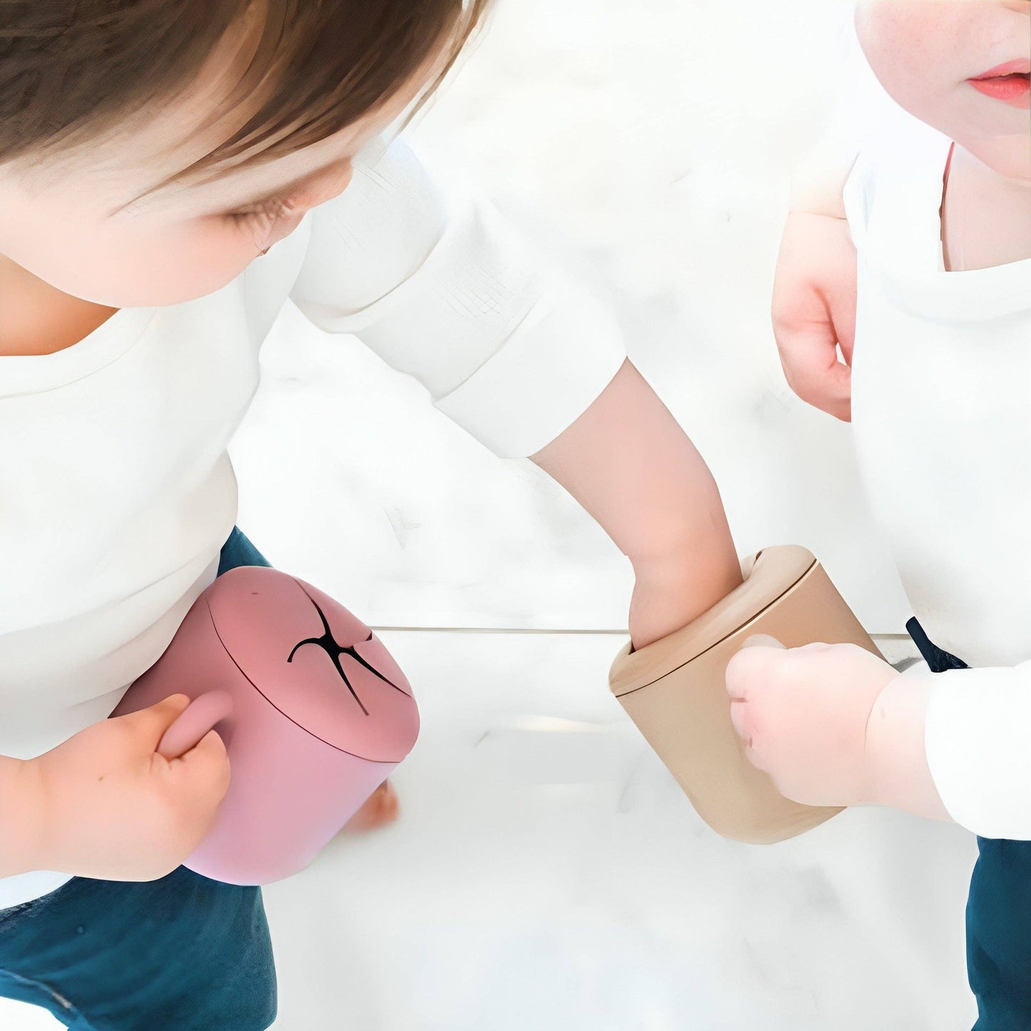 Silicone Snack Cup for Babies, Toddlers & Kids