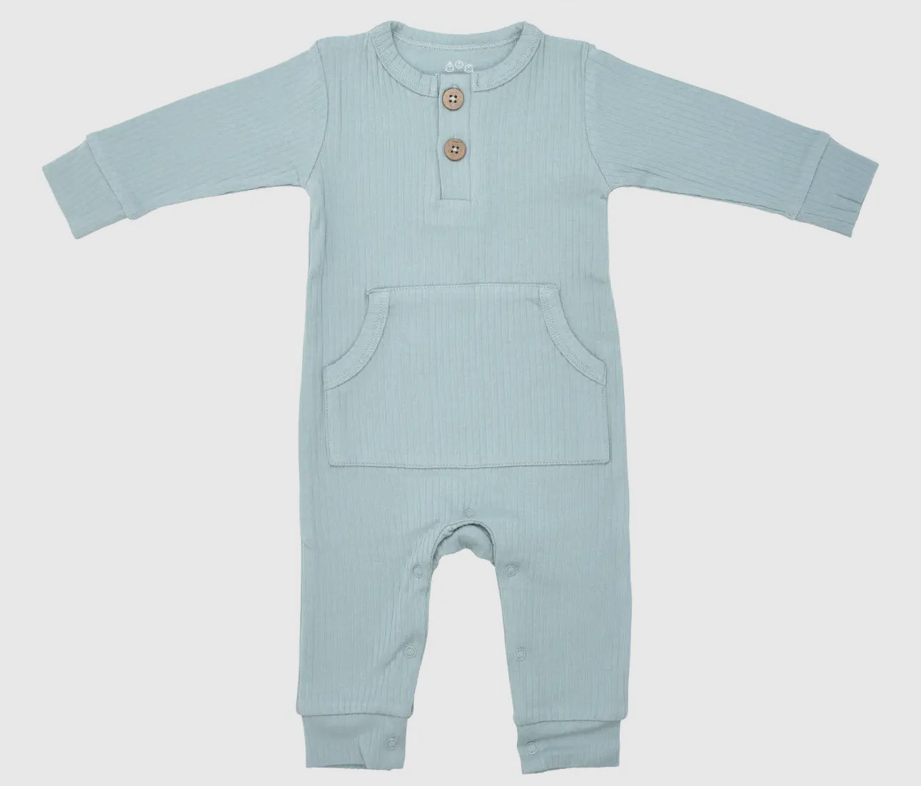 Robins Egg Ribbed Playsuit