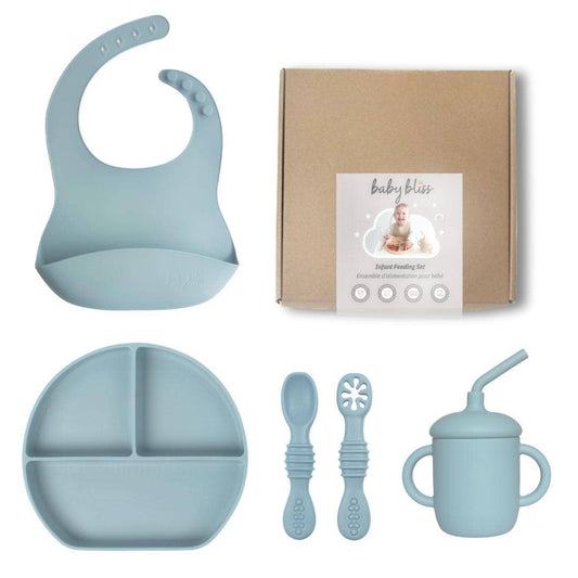 Infant Feeding Set, Baby Mealtime Gift Set with Box