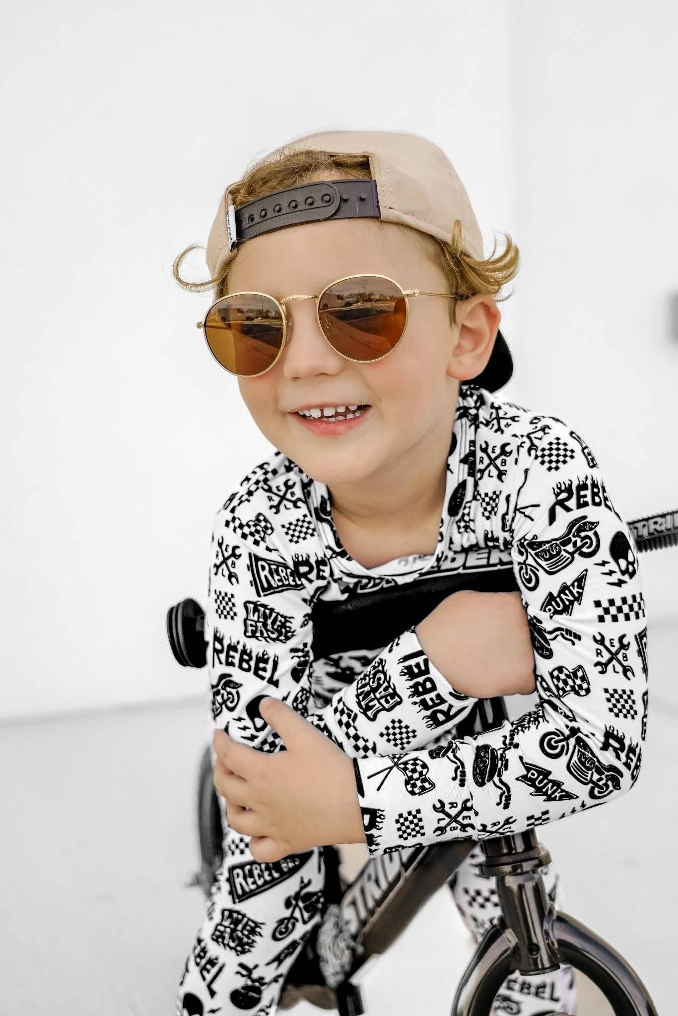 Bamboo Two Piece Set in Live Fast