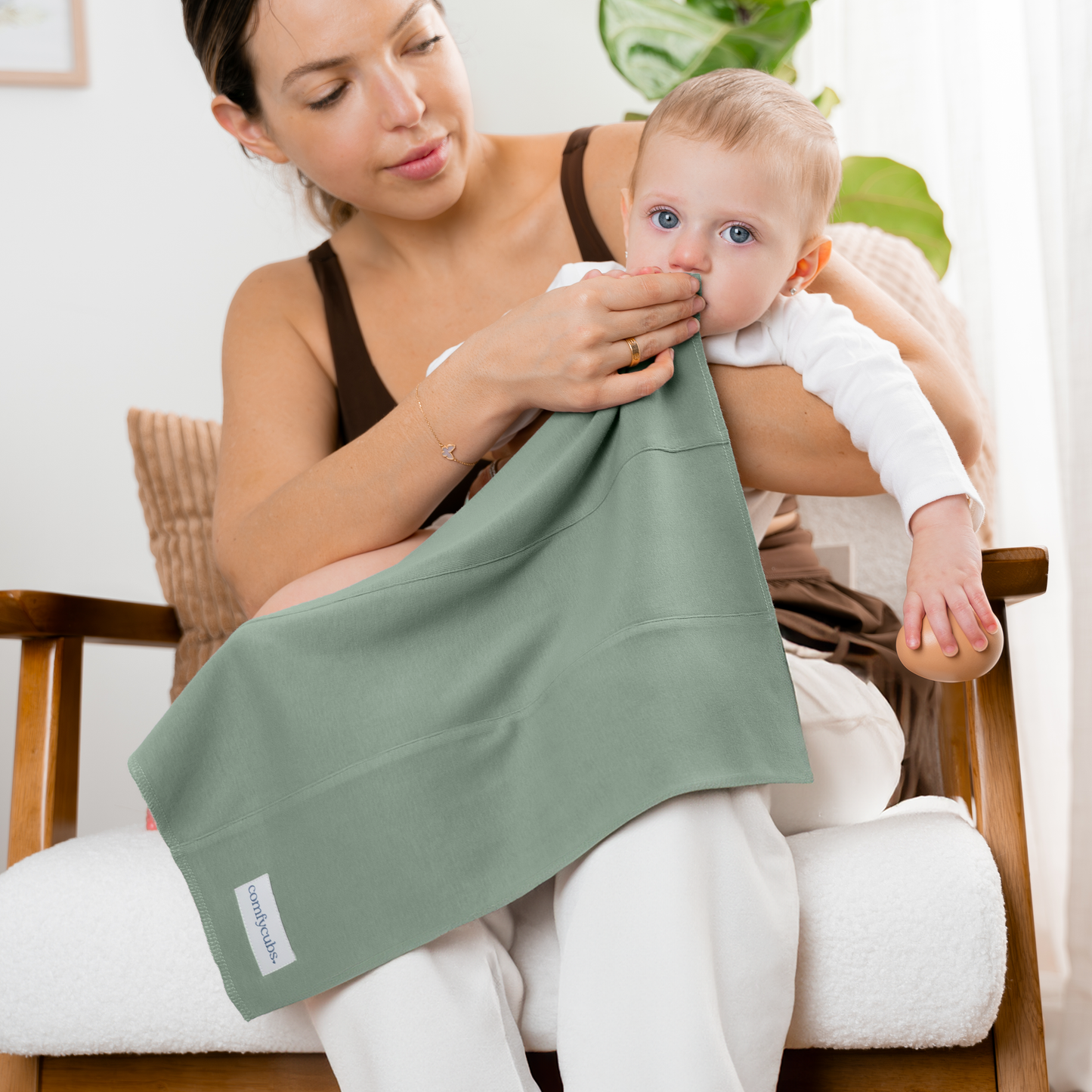 Cotton Burp Cloths by Comfy Cubs