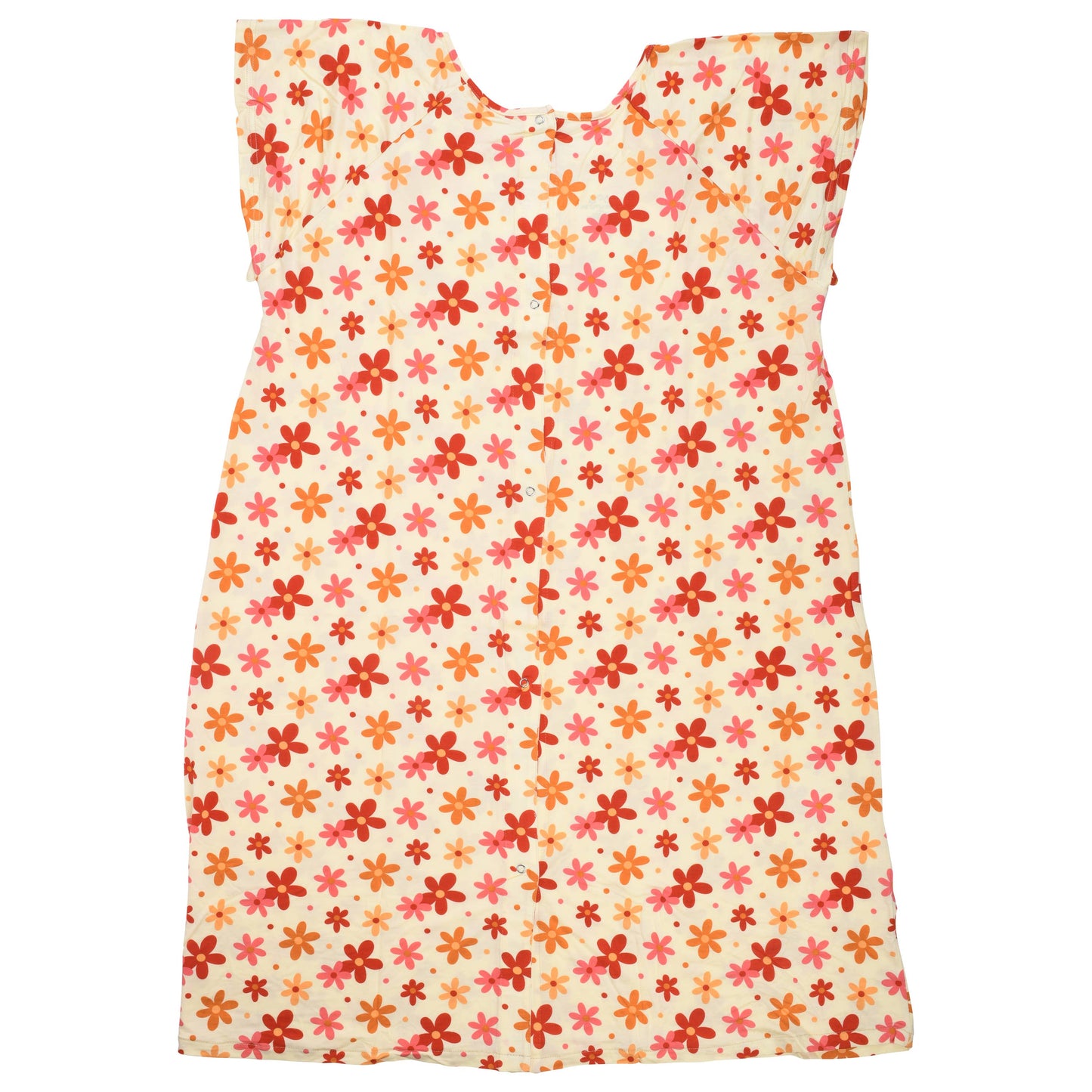 Groovy Floral Maternity Mommy Labor & Delivery/ Nursing Gown