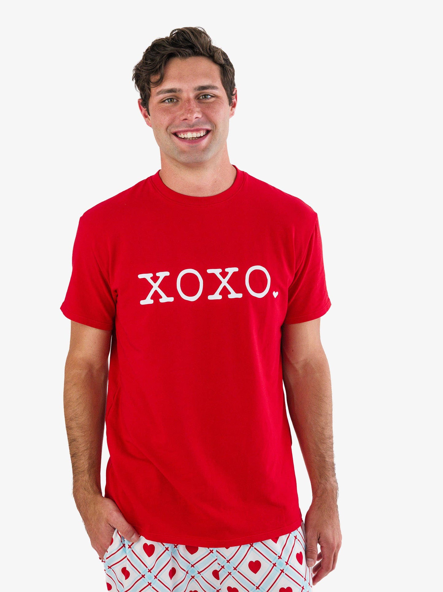 Adult XOXO Red Short Sleeve Graphic Tee