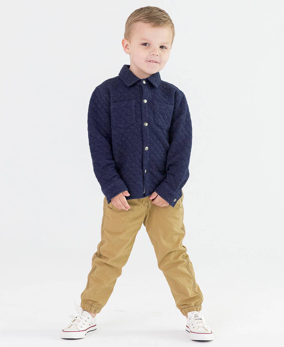 Boys Dark Khaki Jogger Pants