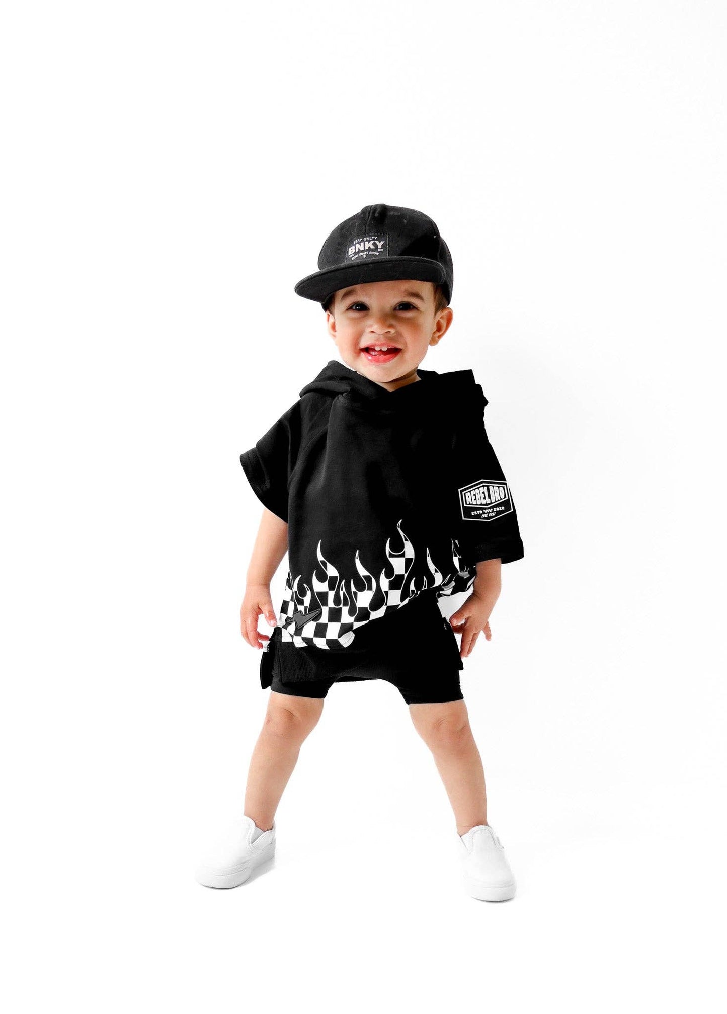 Short Sleeve Hoodie in Harley