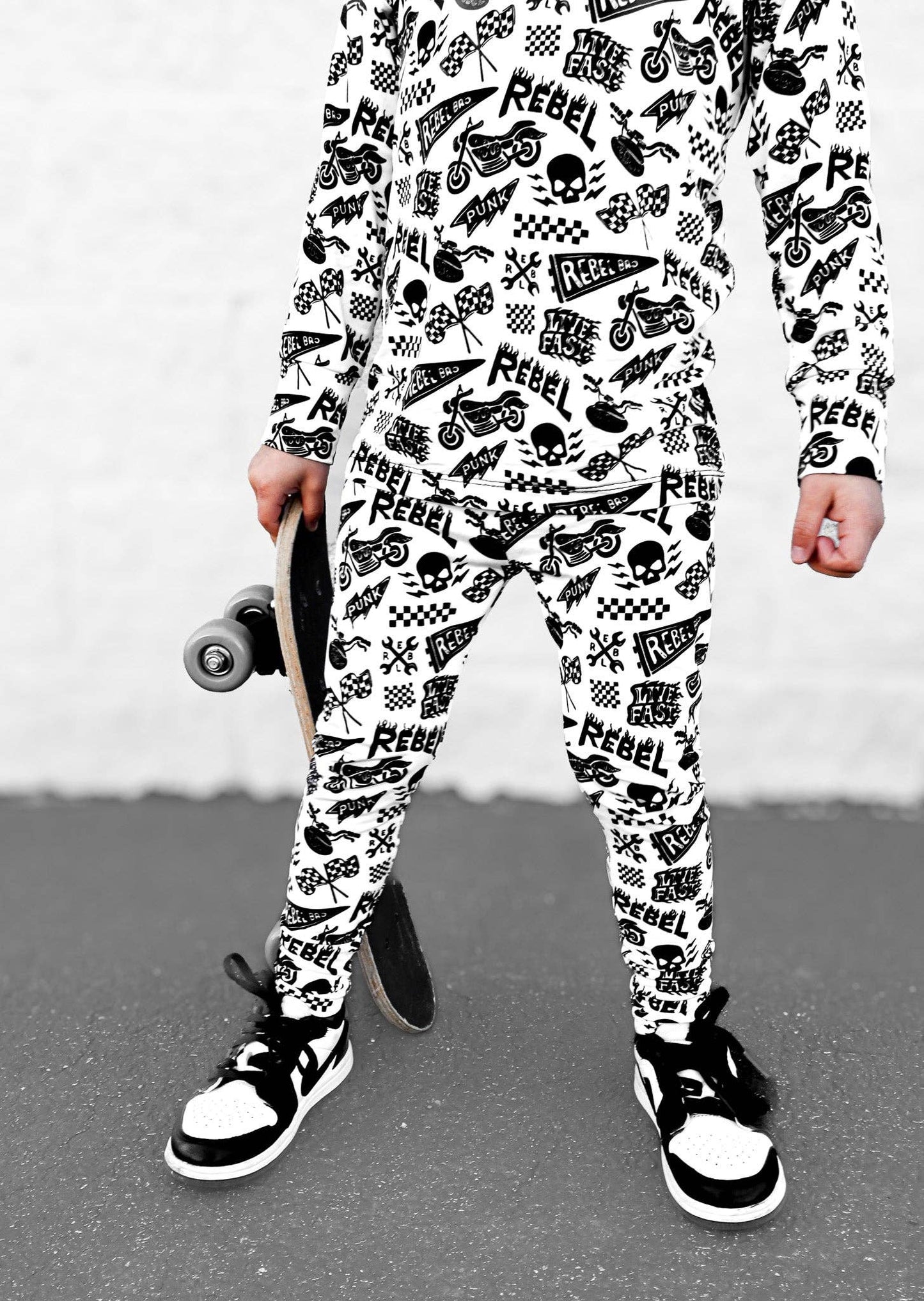 Bamboo Two Piece Set in Live Fast