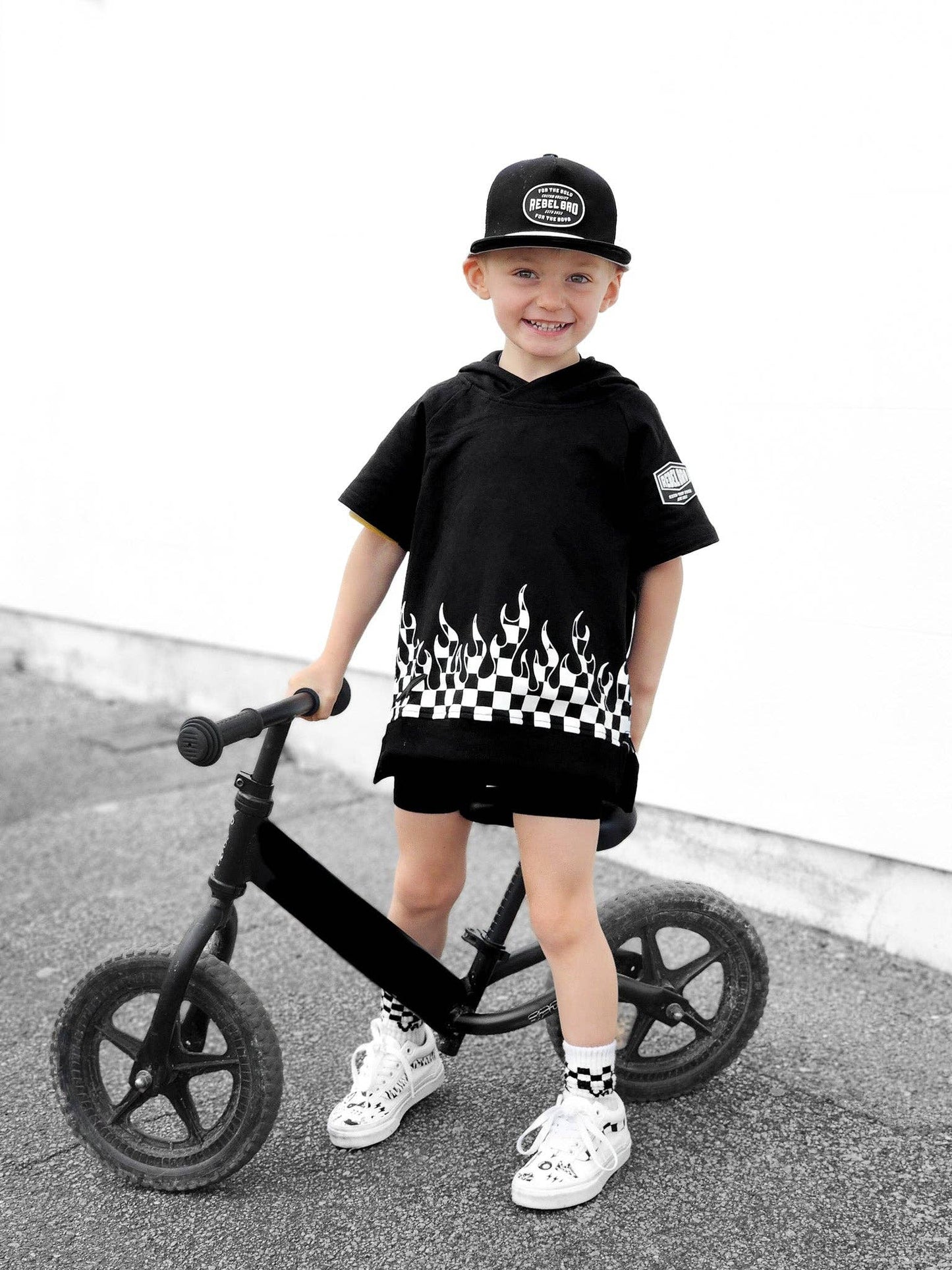 Short Sleeve Hoodie in Harley